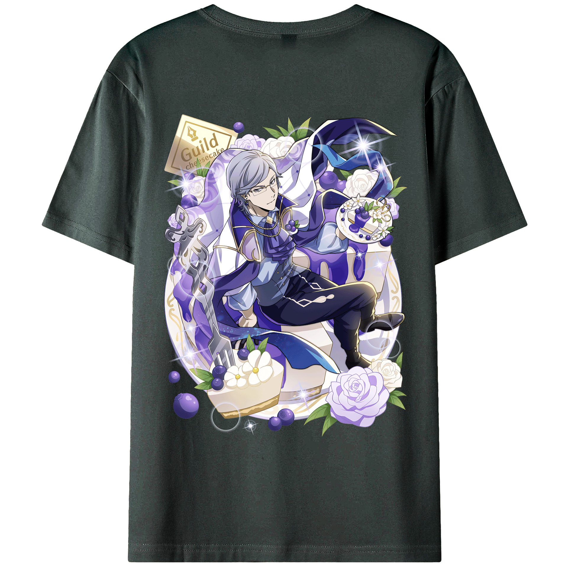 （画像用） 文豪ストレイドッグス Bungo Stray Dogs 綿100％ メンズ半袖Tシャツ（バックプリント） 通気性